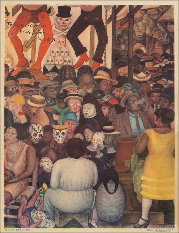 Lot 615 Diego Rivera Print