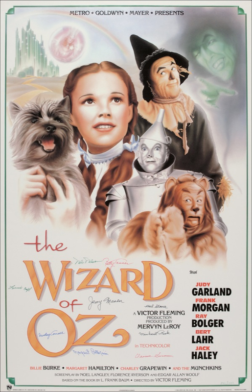 Lot 1244 Wizard of Oz: Munchkins Poster