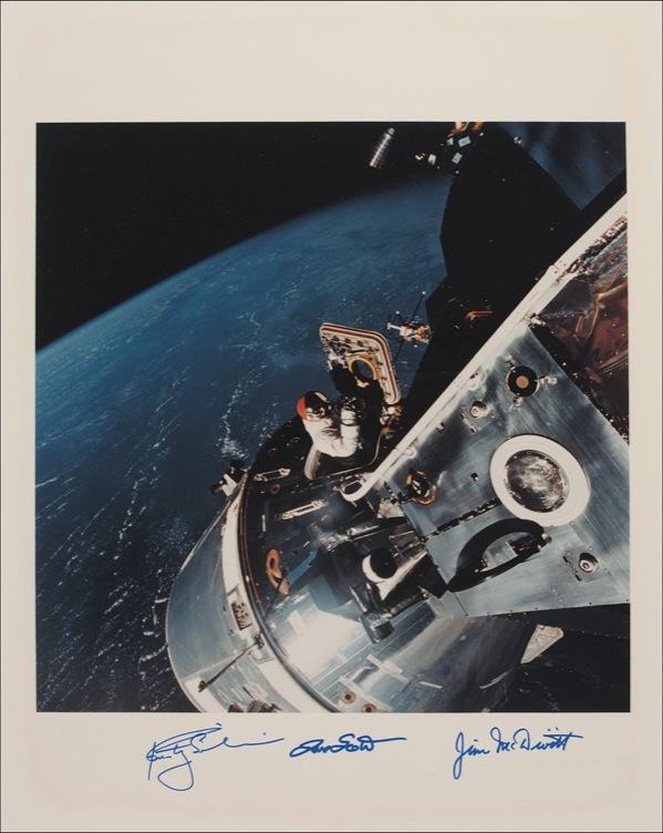 Lot 421 Apollo 9 Signed Photograph