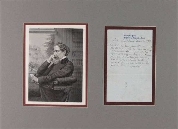 Lot 565 Charles Dickens: Aiding a Scottish charity effort