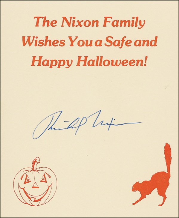 Lot 95 Richard Nixon Signature