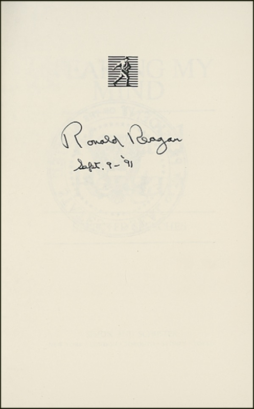 Lot 106 Ronald Reagan Book