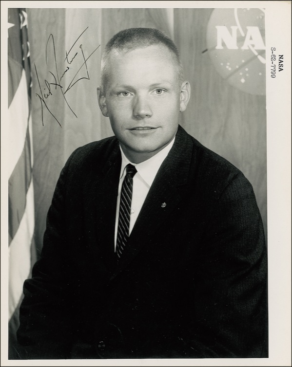 Lot 447 Neil Armstrong Signed Photograph