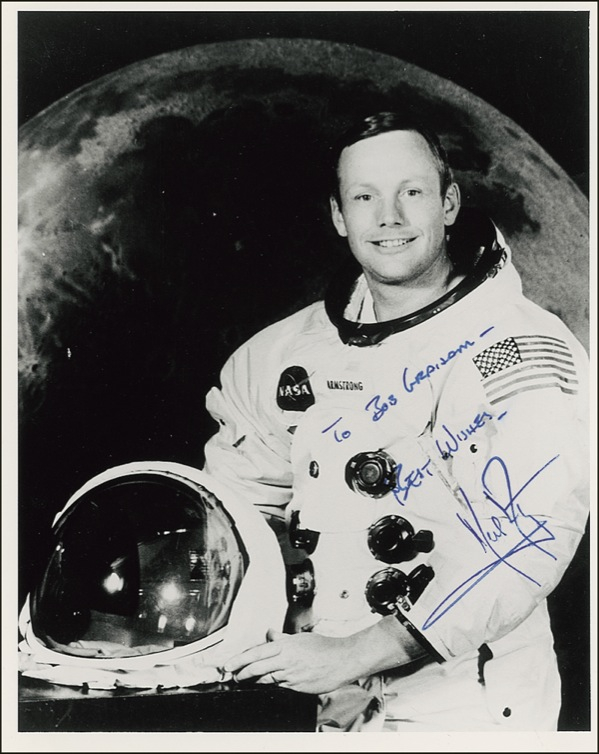 Lot 449 Neil Armstrong Signed Photograph