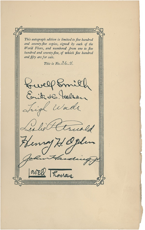 Lot 451 Aviators Book