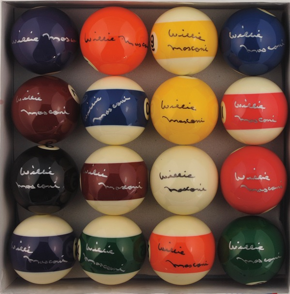 Lot 1446 Willie Mosconi Billiard Balls