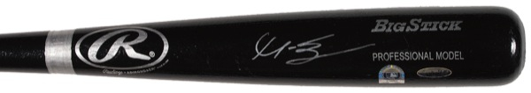 Lot 1488 Manny Ramirez Baseball Bat