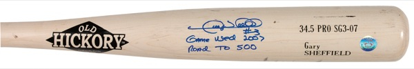 Lot 1514 Gary Sheffield Baseball Bat