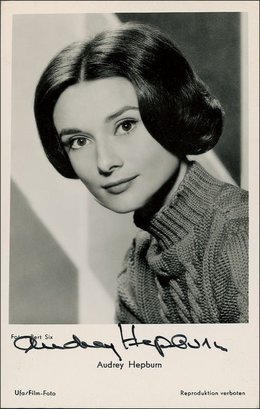 Lot 1064 Audrey Hepburn Signed Photograph