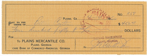 Lot 20 Jimmy and Rosalynn Carter Group Lot