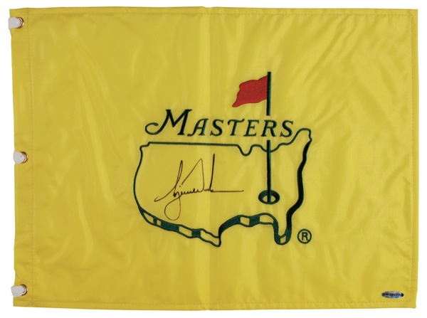Lot 1562 Tiger Woods Golf Flag