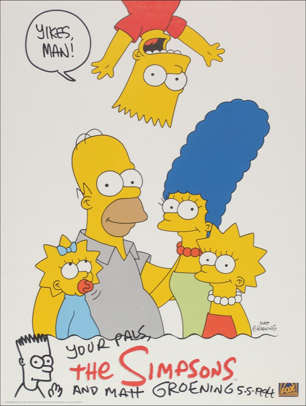 Lot 678 Matt Groening Poster