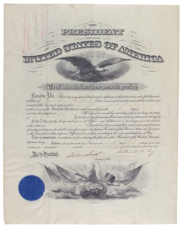 Lot 81 William McKinley Signed Document
