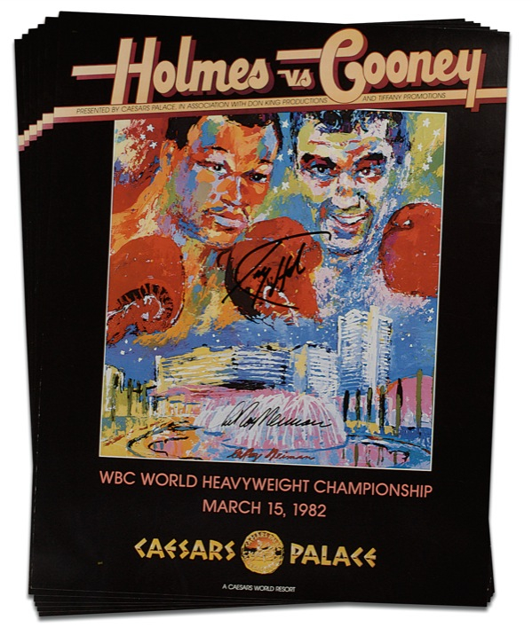 Lot 1397 Larry Holmes and Gerry Cooney Group Lot