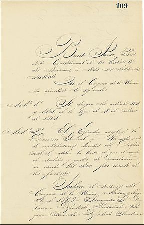 Lot #243 Benito Juarez: President Juarez makes a tax decision - Image 2
