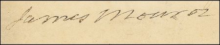 Lot #83 James Monroe Signed Document - Image 2