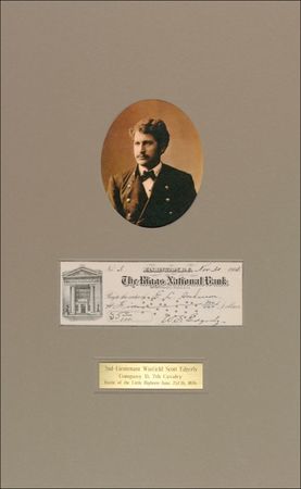 Lot #338 Winfield Scott Edgerly Check - Image 1