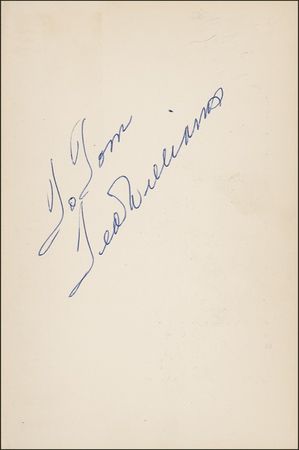 Lot #1535 Ted Williams Book - Image 1