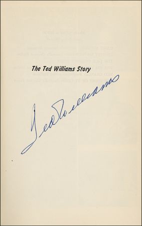 Lot #1536 Ted Williams Book - Image 1