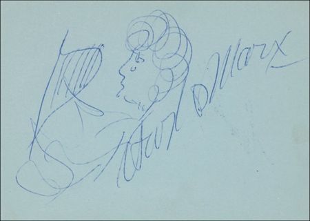 Lot #1128 Harpo Marx Sketch - Image 2