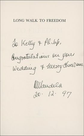 Lot #254 Nelson Mandela Book - Image 1