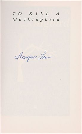 Lot #592 Harper Lee Book - Image 1