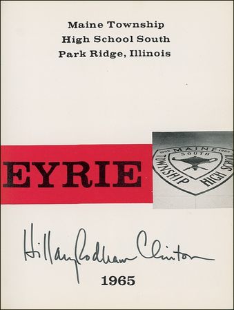 Lot #33 Hillary Clinton Yearbook - Image 2