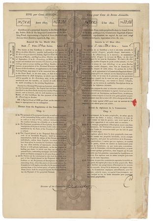 Lot #287 Nathan Rothschild Signed Document - Image 2