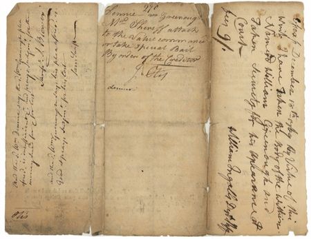 Lot #276 James Otis Endorsement - Image 2