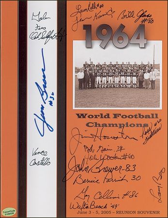 Lot #1342 Cleveland Browns Group Lot - Image 1