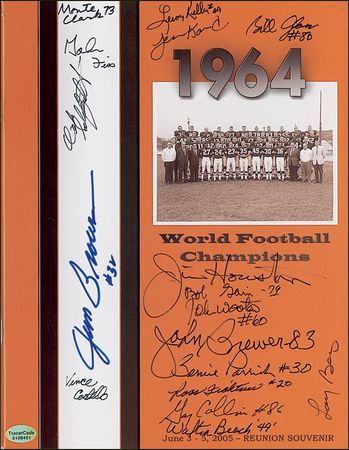 Lot #1342 Cleveland Browns Group Lot - Image 2