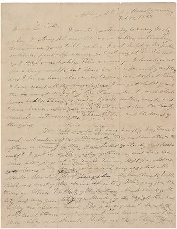 Lot #224 Horace Greeley Handwritten Letter Signed - Image 1