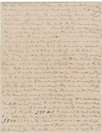 Lot #224 Horace Greeley Handwritten Letter Signed - Image 2