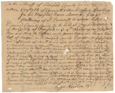 Lot #187 Declaration of Independence: Wolcott, Oliver Endorsement - Image 1