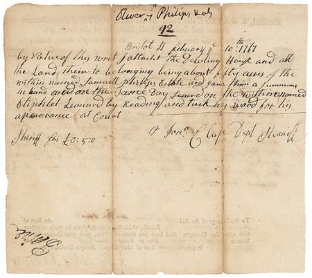 Lot #185 Declaration of Independence: Paine, Robert Treat Endorsement - Image 2