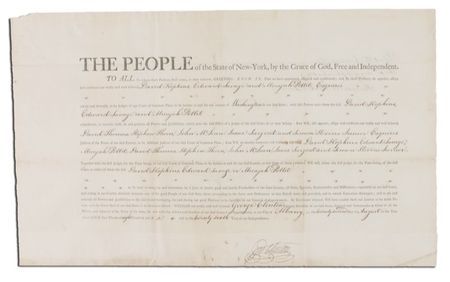 Lot #170 George Clinton Signed Document - Image 1