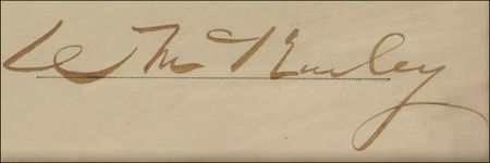Lot #80 William McKinley Signed Document - Image 2