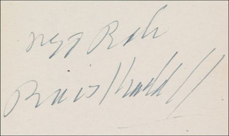 Lot #1087 Boris Karloff Signature - Image 2