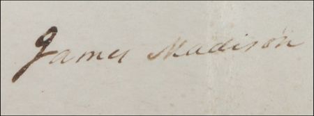 Lot #64 Thomas Jefferson and James Madison: REVOLUTIONARY REAL ESTATE: JEFFERSON and MADISON sign a land grant for a Revolutionary War officer who was captured at Charleston - Image 3