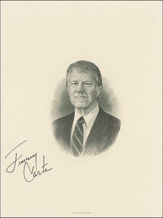 Lot #17 Jimmy Carter Engraving