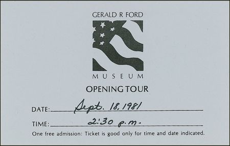 Lot #43 Gerald Ford and Friends Signature - Image 2