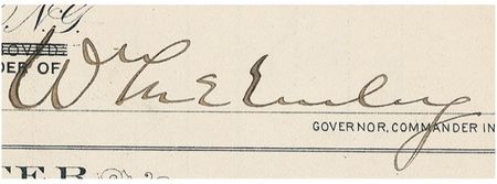 Lot #79 William McKinley Signed Document - Image 1