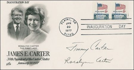Lot #19 Jimmy and Rosalynn Carter Inaugural Cover