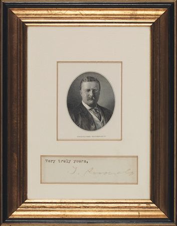 Lot #121 Theodore Roosevelt Signature - Image 1