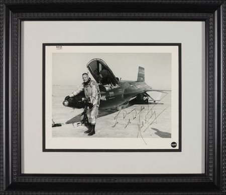 Lot #443 Neil Armstrong Signed Photograph - Image 1