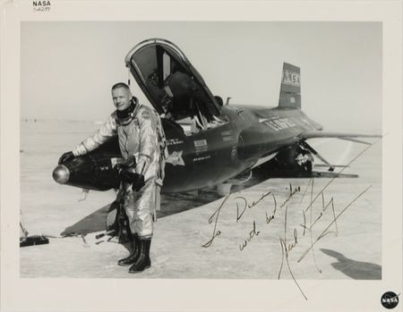 Lot #443 Neil Armstrong Signed Photograph - Image 2