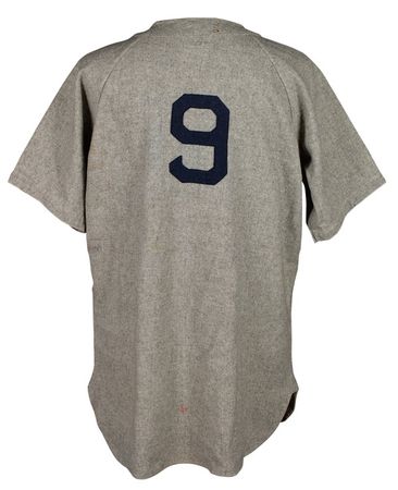 Lot #1549 Ted Williams: IMMORTAL #9: Game-used and signed TED WILLIAMS Red Sox road jersey, direct from his museum - Image 2