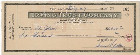 Lot #798 Al Jolson - Image 2