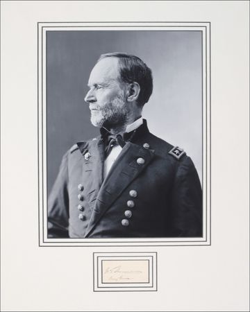 Lot #391 William T. Sherman Signature - Image 1