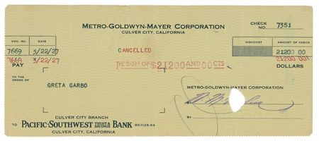 Lot #1025 Greta Garbo: In the year of her ?first? Anna Karenina - Image 1